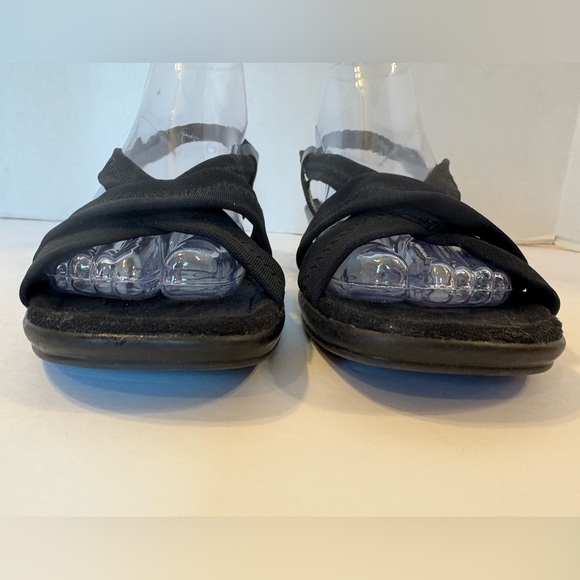 Mootsies Tootsies black open toe slingback sandals size 8.5 M - Picture 6 of 10